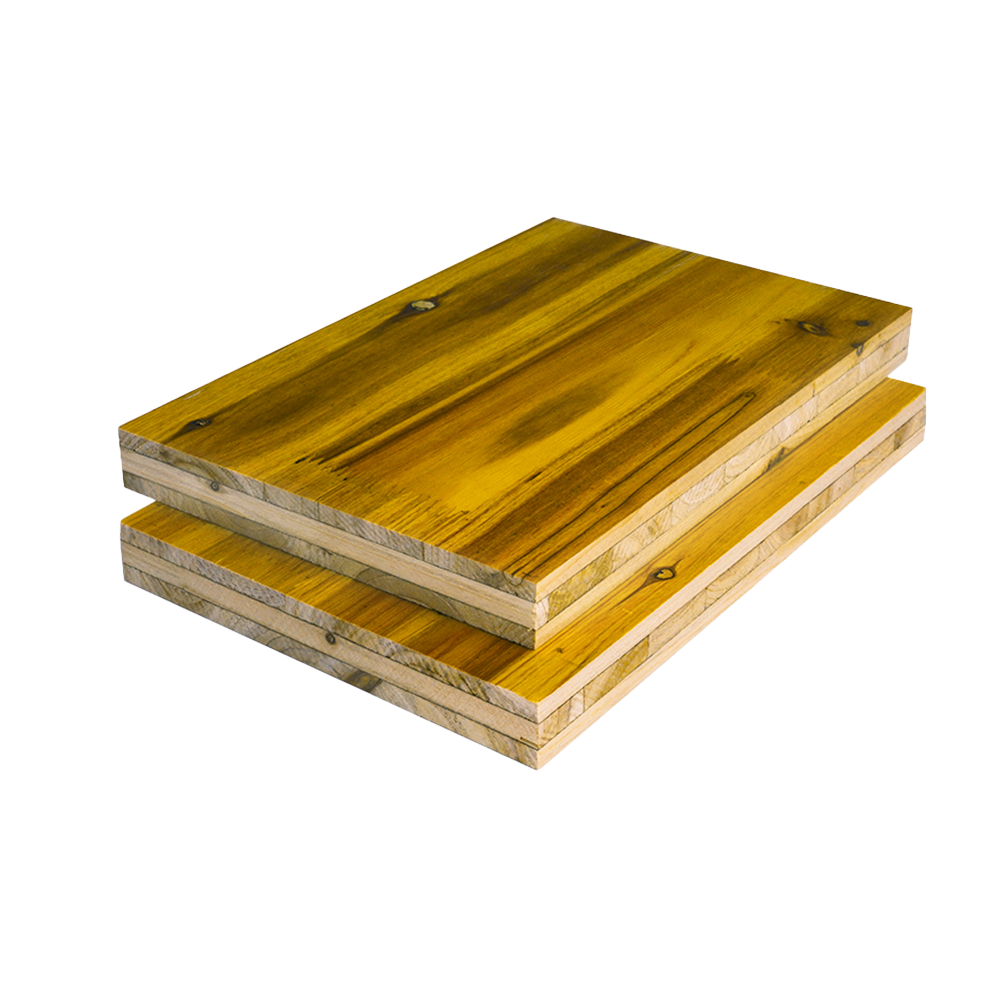 Painel amarelo de cofragem de 3 camadas